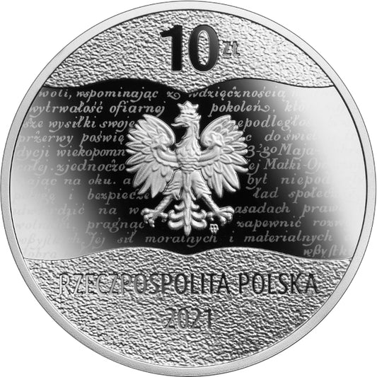 10 zł, 100. rocznica Konstytucji marcowej, 2021