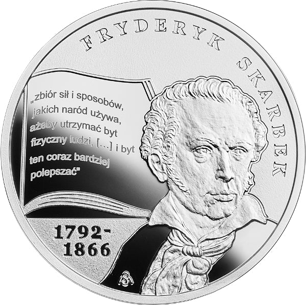 10 zł, Wielcy polscy ekonomiści - Fryderyk Skarbek, 2018