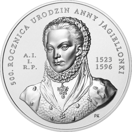 50 zł, 500. rocznica urodzin Anny Jagiellonki, 2023