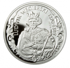 Koronowani Królowie Polski - Ludwik Węgierski (1370-1382) - zestaw srebrny, 2008